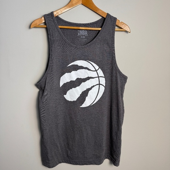 NBA Toronto Raptors Men's Logo Tank Top Gray Size Medium‎ - Picture 1 of 8